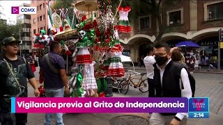 Amplían vigilancia previo al Grito de Independencia en el Zócalo | Noticias con Yuriria Sierra