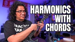 How to use Harmonics in Guitar Chords! Perfecto FINGERTIPS Sponsored by Enya