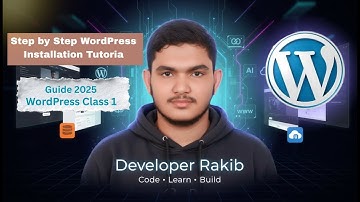 Step by Step WordPress Installation Tutorial  Beginner Guide 2025 | @DeveloperRakib0.2 #wordpress