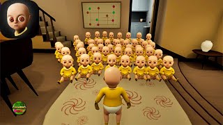 Playing As Yellow Baby Against 100 Baby Gameplay Walkthrough (Android, iOS)