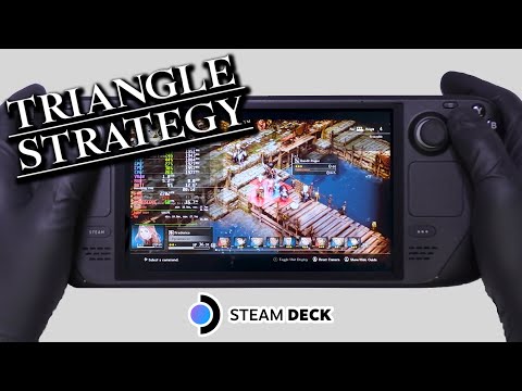 Steam Deck Gameplay | Triangle Strategy | Steam OS | 4K 60FPS