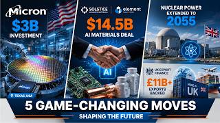Details Micron's $3B Investment, $14.5B AI Materials Deal, UK Nuclear Extension | Manufacturing News Guide