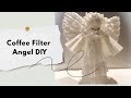 Turn Coffee Filters Into a Cute Angel Decoration!