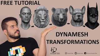 Dynamesh Transformations | Turning different shapes into each other | Free Tutorial screenshot 3