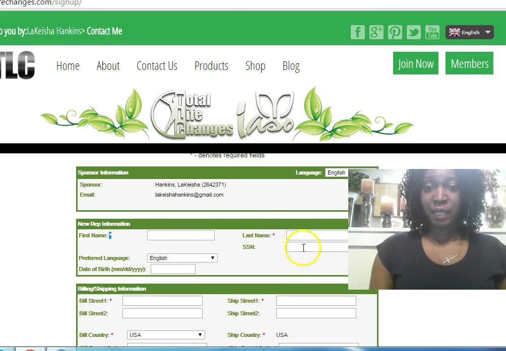 How to Sign Up In  Total Life Changes As A Member