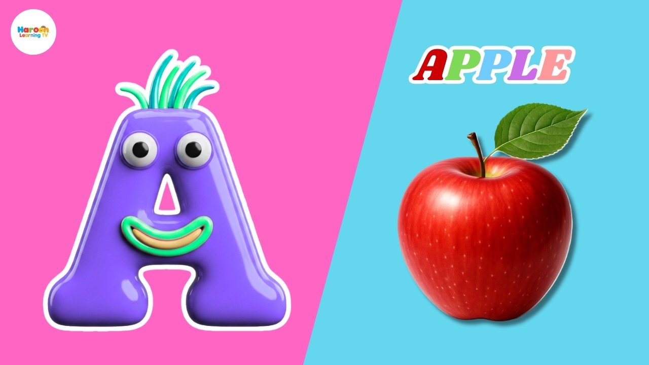 Alphabet Letters A-Z with Fuzzy Monsters | ABC Song & Learning