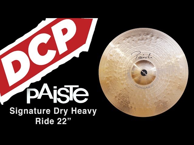 Paiste Signature Dry Heavy Ride Cymbal 22 Paiste Signature Dry Heavy Ride Cymbal 22