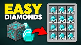 BEST ways to find A LOT of Diamonds in Minecraft!