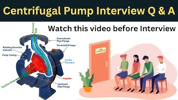 Vragen en antwoorden over een centrifugaalpomp tijdens een sollicitatiegesprek (deel 3) | Vragen ...