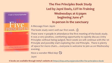 5 Basic Unity Principles class from 06/04/2025