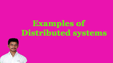 Examples of Distributed Systems|| Distributed computing system models || By Mr Sivarao