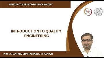 Introduction to quality engineering