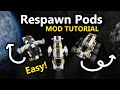 Custom respawn pods easy  awesome space engineers tutorial