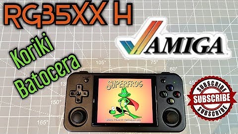 Anbernic RG35xx H  Koriki Batocera update I testing Amiga 500 games