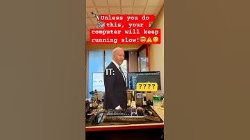 Unless you do this, your computer will keep running slow!