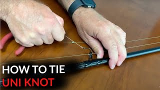 How Tie Uni Knot | For Ringed Fishing Hooks