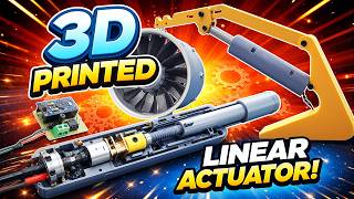 Mini Lineer Actuator For RC Models. DIY Mechanic & Circuit