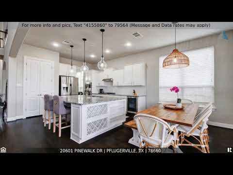 20601 Pinewalk DR, Pflugerville, TX home video tour