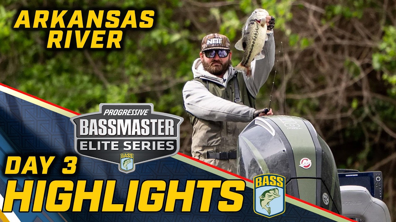 Highlights: Day 3 of Bassmaster ELITE at the Arkansas River
