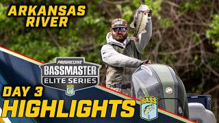Highlights: Day 3 of Bassmaster ELITE at the Arkansas River