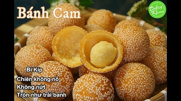 Recept voor gefrituurde sesamballen - Recept voor sesamballen