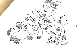 ポケモンソードシールドのイラストを描いてみた 他のポケモン作品もあります Youtube