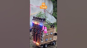 how to make mini dj truck kaise banaye//dj sharpy light #shorts #djtruck