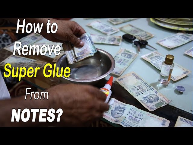 How to Remove Glue From Paper