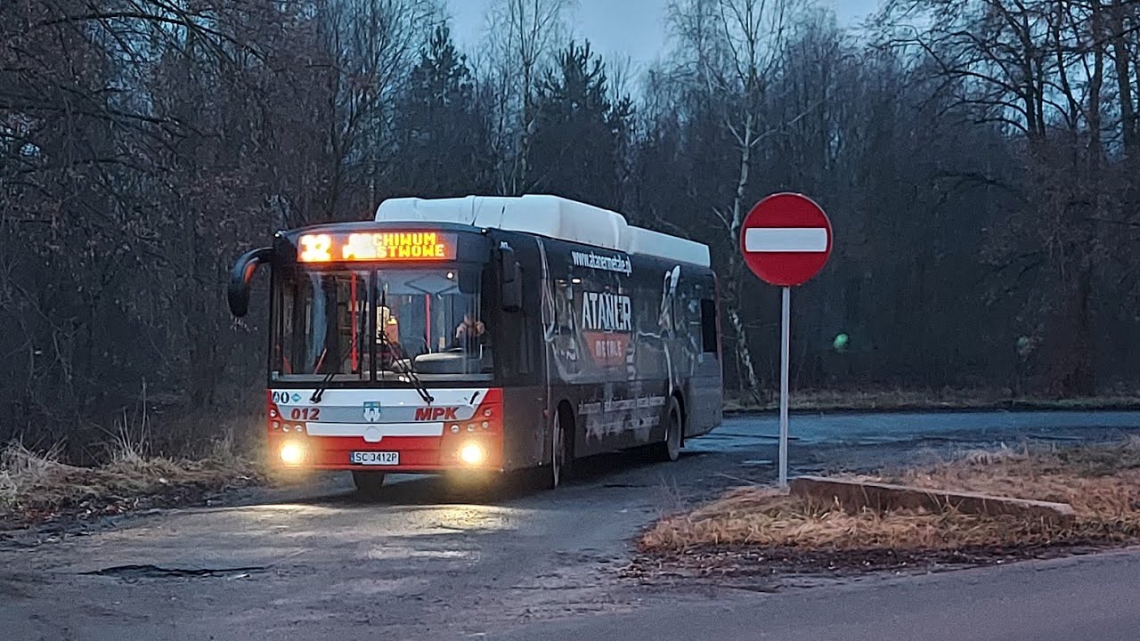[🇵🇱PL] MPK Częstochowa - Solbus Solcity SM12 Hybrid CNG #012 - [🚍32➡️WIELKOBORSKA]