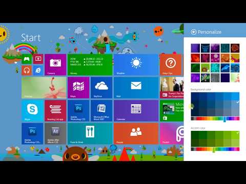 HOW TO CHANGE START MENU BACKGROUND IN WINDOWS 8