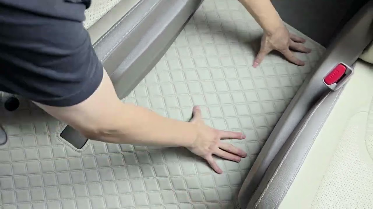 4세대카니발 9인승 모노륨 매트 장착 방법