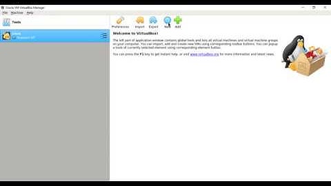 Launching centos VDI image using virtual box.