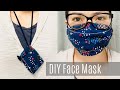 DIY Face Mask with Filter Pocket and Nose Wire | Glasses Wearer Friendly | No Sewing Machine