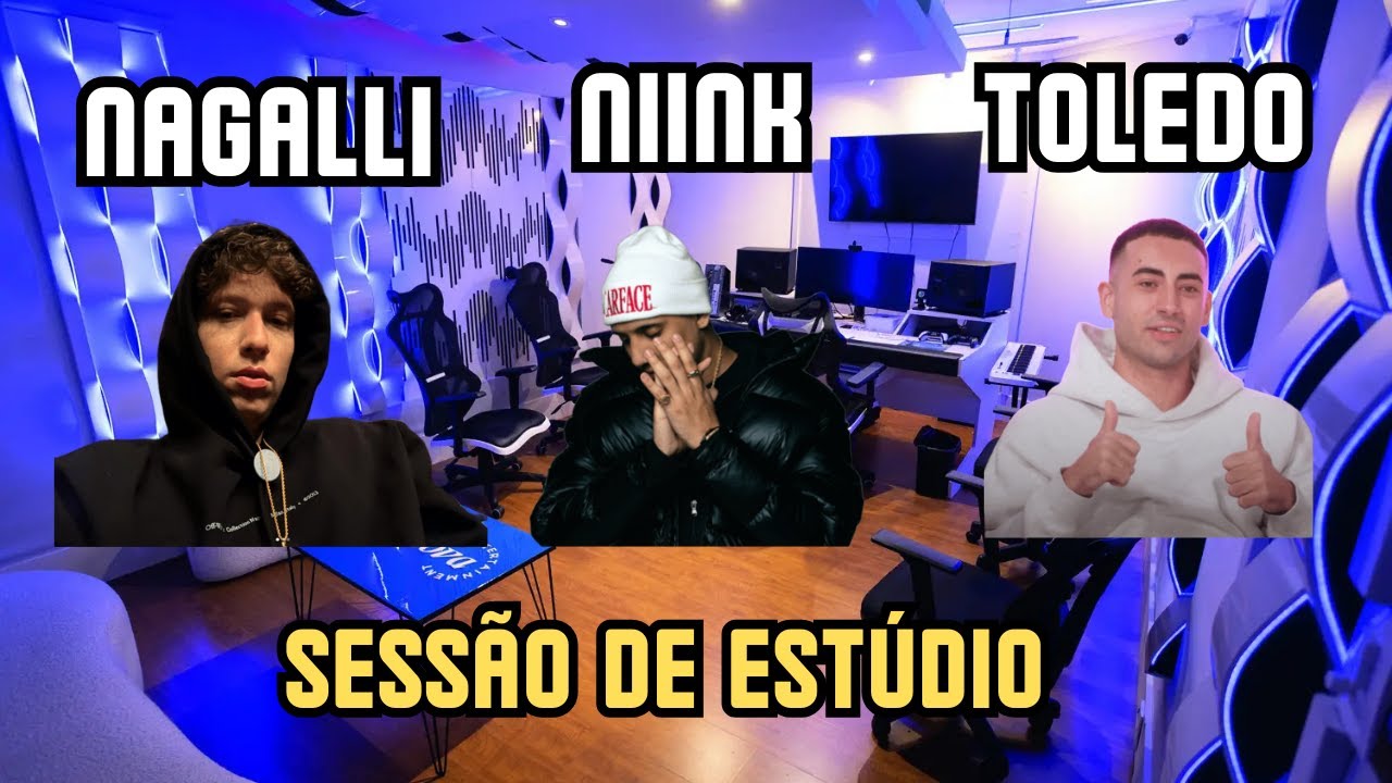 Por trás do som: Nagalli, Niink e Toledo no estúdio
