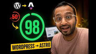 Information Migrate WordPress to Astro with Claude Code (Live, 50 → 98 Speed) Guide