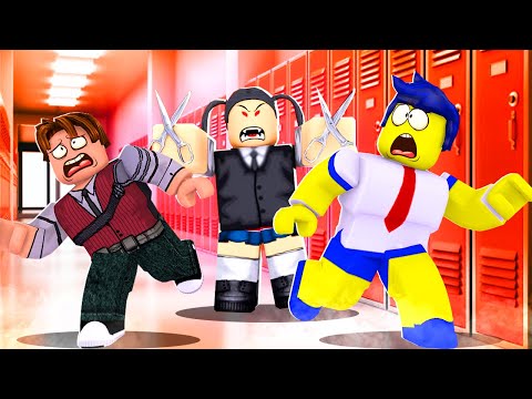 Roblox - ESCAPE DA MENINA DAS TESOURAS! 