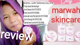 Marwah skincare review produk kosmetik terbaru