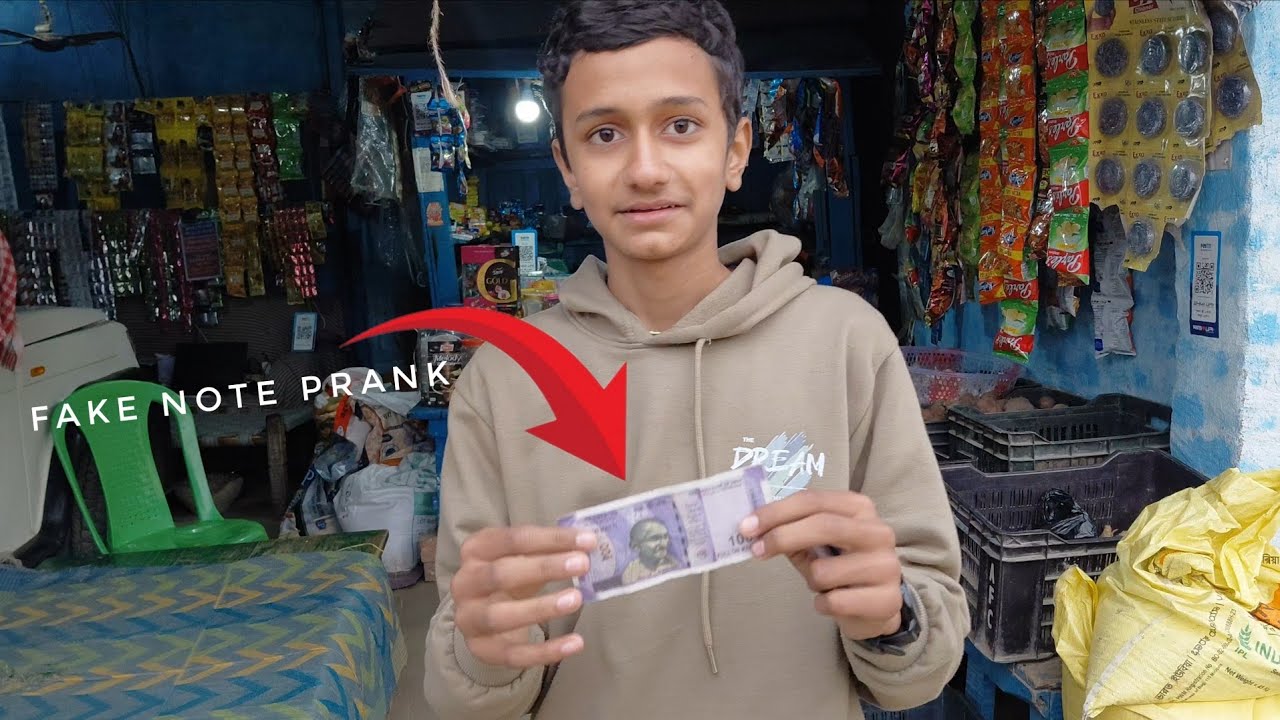 Fake Note Prank on Shopkeepers [Prank Part 1]