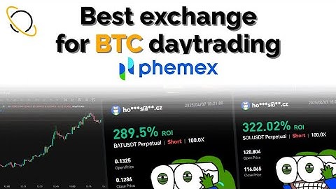 How to daytrade Crypto with live capital - Phemex crypto exchange!