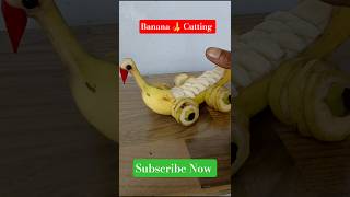 Next-Level Fruit Cutting Banana 🍌 Carving #trending #short #fruitcutting #banana