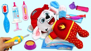 Paw Patrol Baby Marshall, Chase, &amp; Rubble Toy Hospital Dentist Checkup &amp; Little Tikes Puppy Rescue!