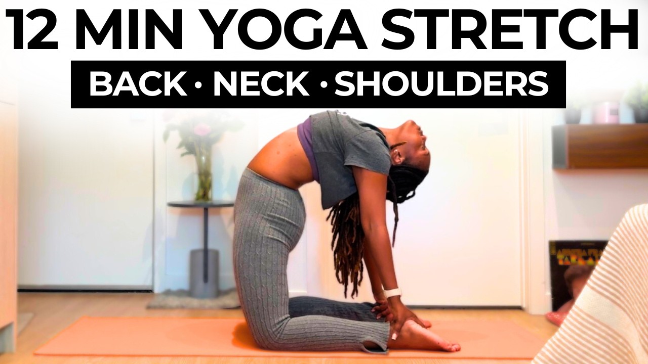 12 Min Yoga for Upper Back Tension Relief