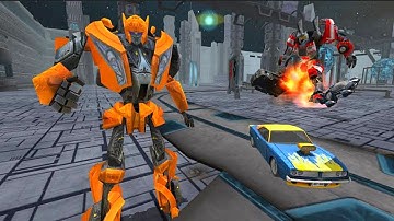 Futuristic City Of Robots - Robot Car Transform Game #1 - Android Gameplay