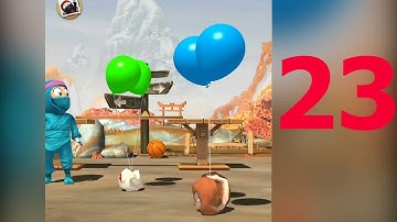 Clumsy Ninja - Gameplay Walkthrough Part 23 - Level 25-26 | BuddyFun