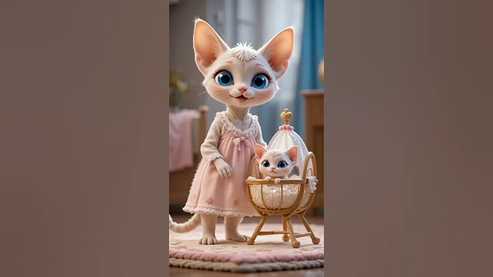 Video 11148361: devon rex kitten, sweet devon rex, devon rex babies, kitten mom baby