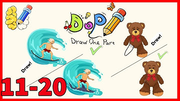 DOP Draw One Part | Level 11 12 13 14 15 16 17 18 19 20 Solution or Walkthrough
