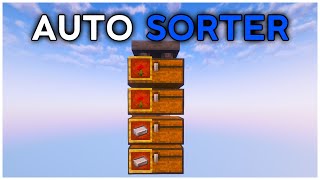 The EASIEST Item Sorter in Minecraft Java 1.21+ (Tutorial)