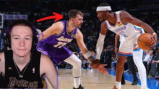 Embarring... Reacting To Lakers Vs Thunder