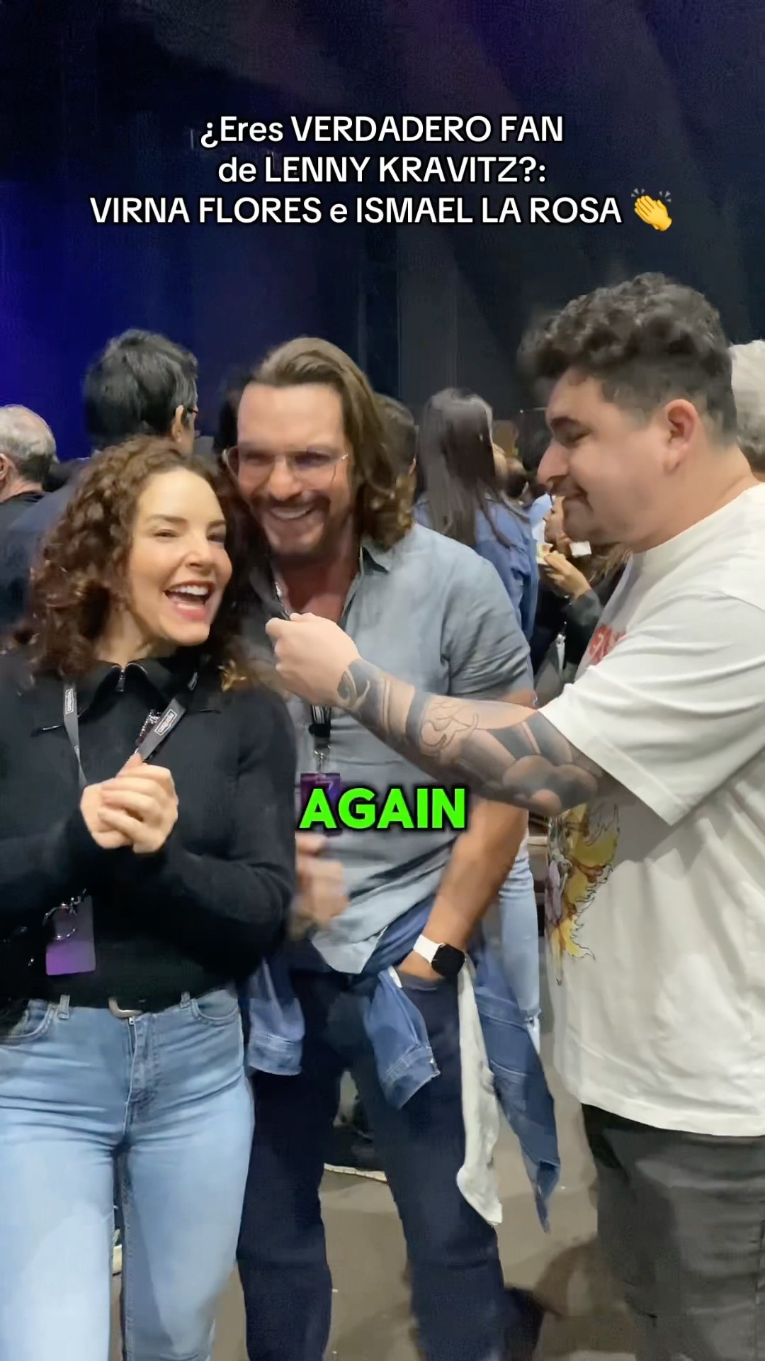VIRNA FLORES e ISMAEL LA ROSA en el concierto de LENNY KRAVITZ en Lima - Perú ??