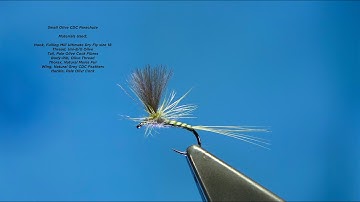 Tying and Fishing a Small Olive CDC Parachute Dry Fly by Davie McPhail